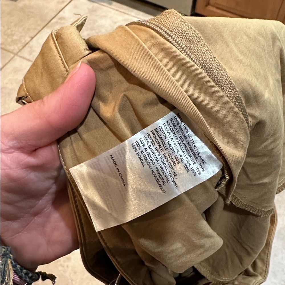 The Ragged Priest Earthling Tan D-Ring Cut Out Waist Baggy Cargo Pants 8 Wide - Picture 10 of 10